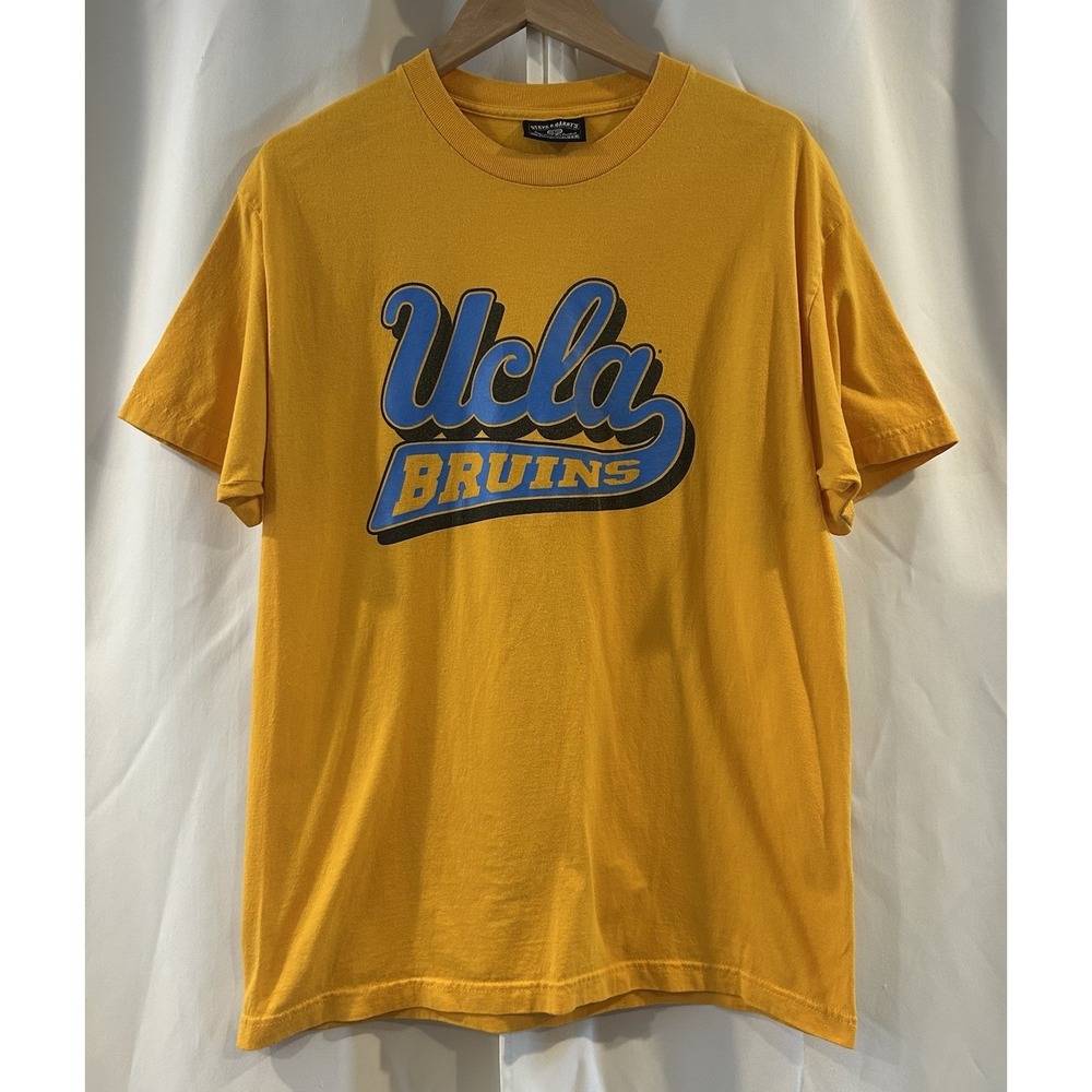 UCLA Bruins Spell Out Logo T-Shirt Large Y2K University Sports‎ Retro
